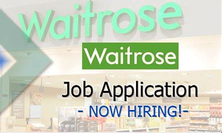 waitrose job vacancies